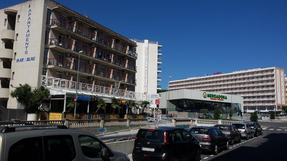 Mar Blau Apartamentos Calella Eksteriør billede